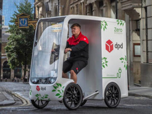 E-Cargobike EAV der ersten Generation von DPD