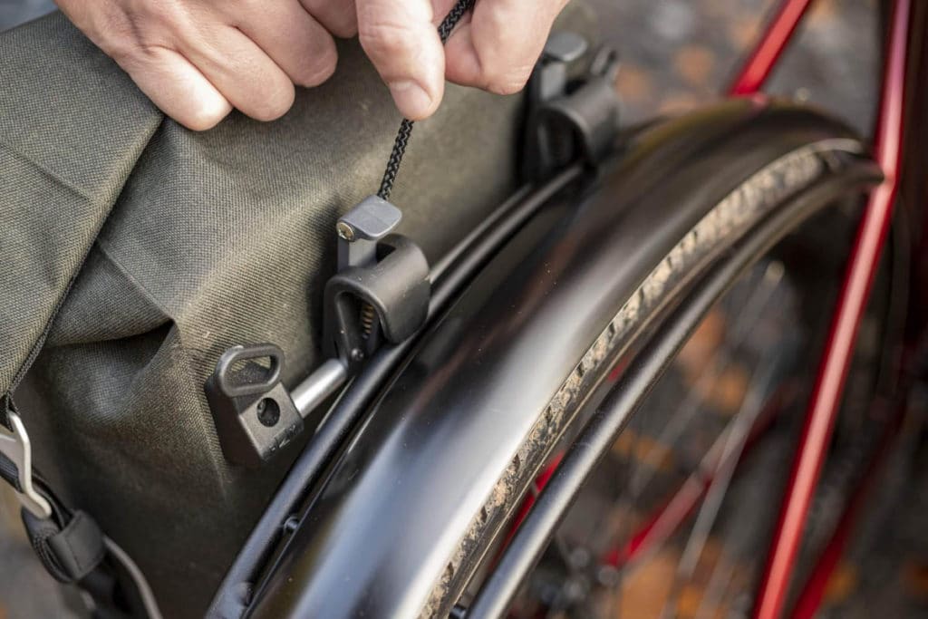 Carrier for panniers on the Coboc Iseo e-bike