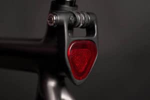 Seat clamp on E-bike Equal with tail light and safety lock for integrated battery