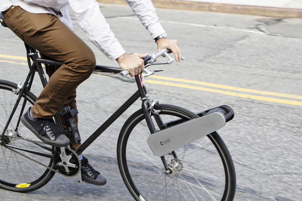 Retrofit kit Clip for e-bikes mounted on the bike