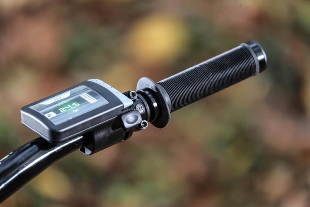 Display on an E-MTB with the Valeo Smart drive system