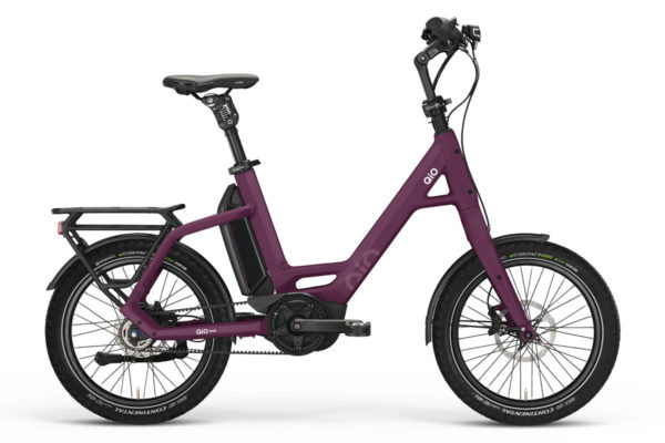 Compact ebike Qio in the colour Dark Violet