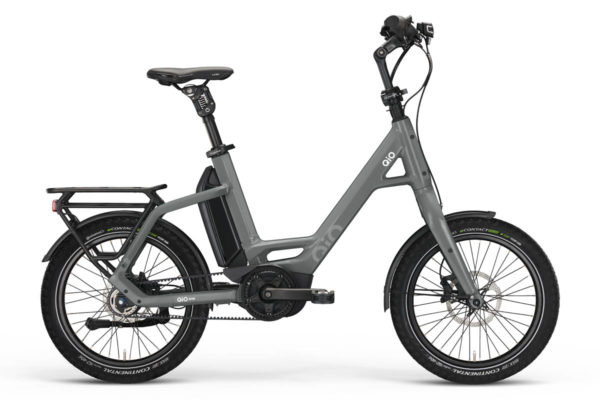 Compact ebike Qio in the colour Lead Metal