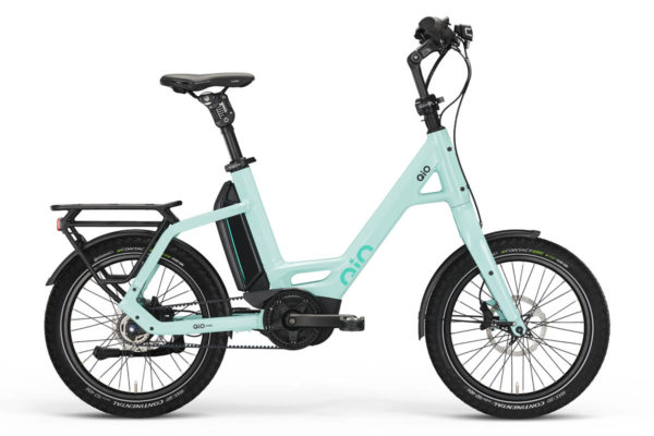 Compact ebike Qio in the colour Soft Mint