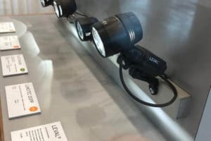 Leval bend lighting assistant from Busch + Müller for ebikes on show at Eurobike 2021