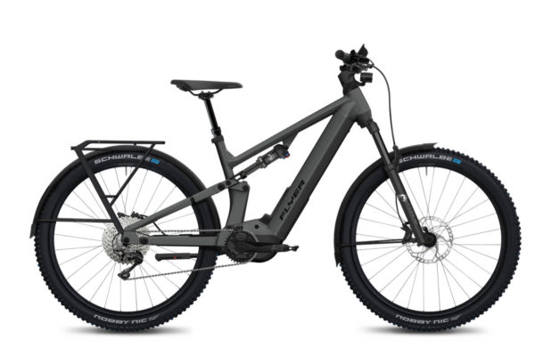 Flyer Goroc X 6.70 2022 ebike in the colour Black Shading Satin