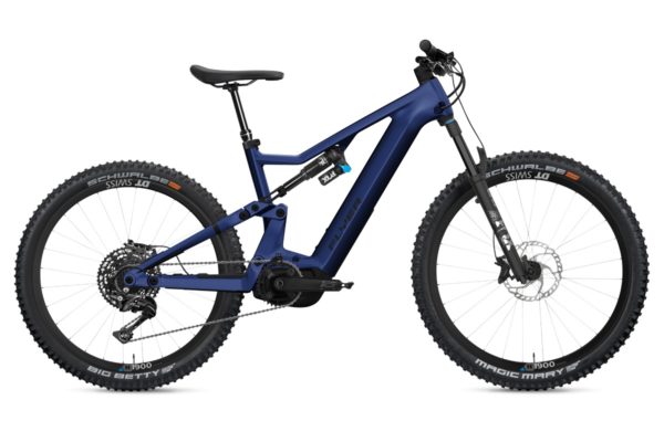 Flyer Uproc X 9.50 2022 ebike in the colour Enzian Blue Gloss