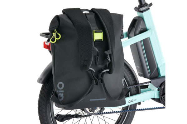 Backpack Mika for attachment to the rear carrier of the Qio Eins ebike