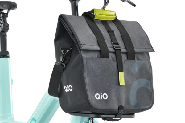 Bike bag Pina for the front rear carrier on the Qio Eins ebike