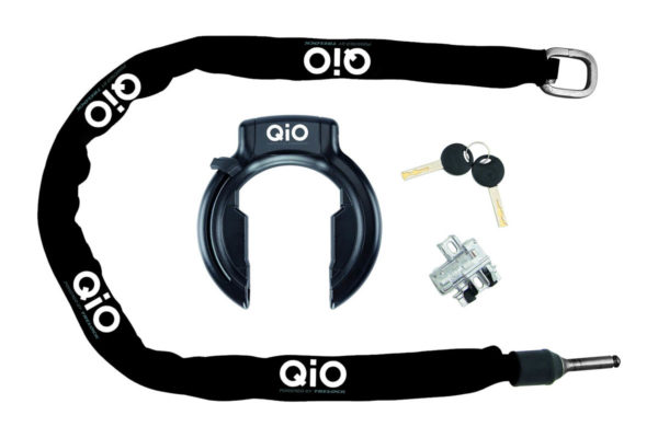 Set from Trelock for frame lock RS 480 on Qio Eins ebike