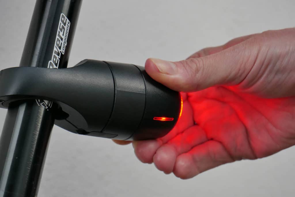 Removing the rear light of the Vodafone Curve Bike from the GPS unit