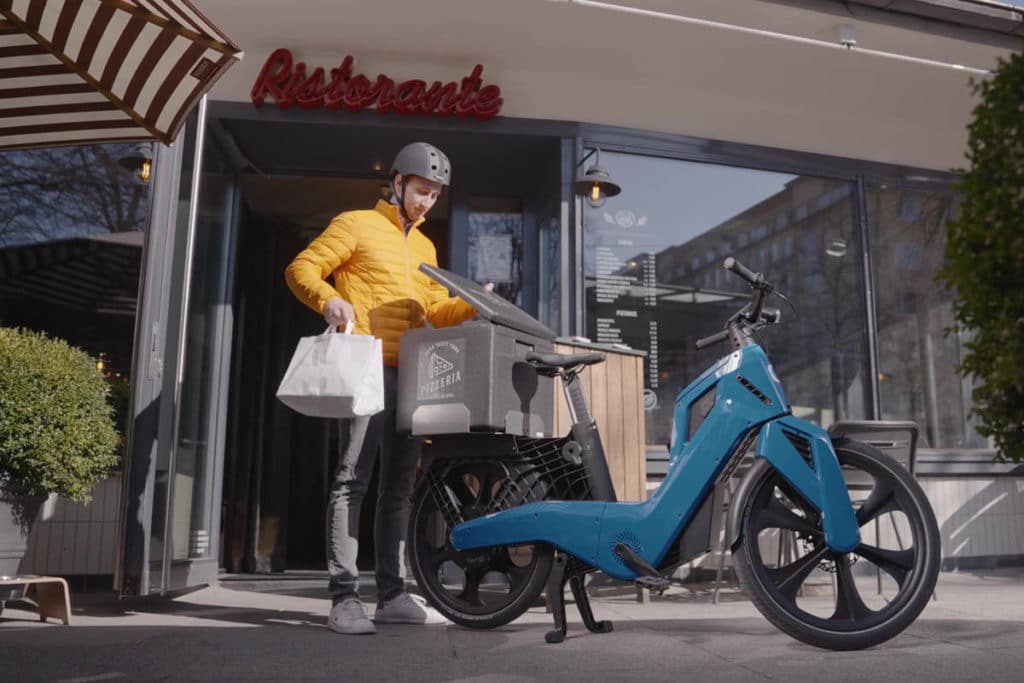 Mocci ebike as a potential cargo bike for food delivery services