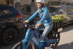 Mocci ebike used privately to transport cargo