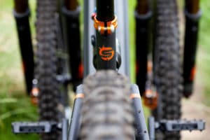 Track width of the adaptive ebike Orange Phase AD3