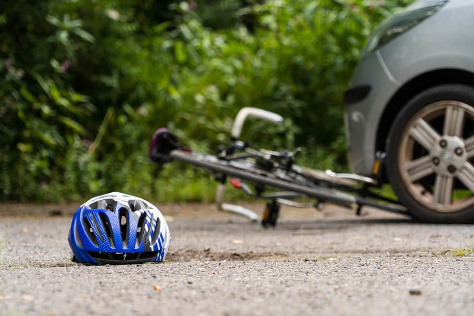 Picture of a bicycle accident