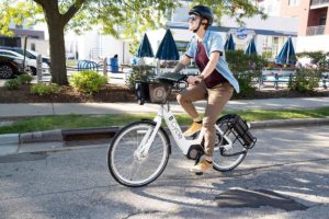 Ebike of the bike sharing company BCycle in Nashville