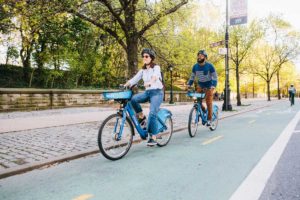 Ebike of the bike sharing company Citi Bike in New York