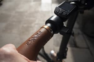 Leather grips for Exxite folding e-bikes