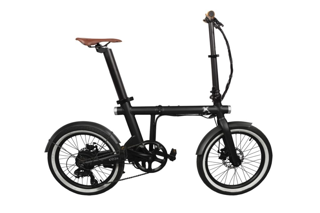 E-folding bike XS from Exxite in the colour Black