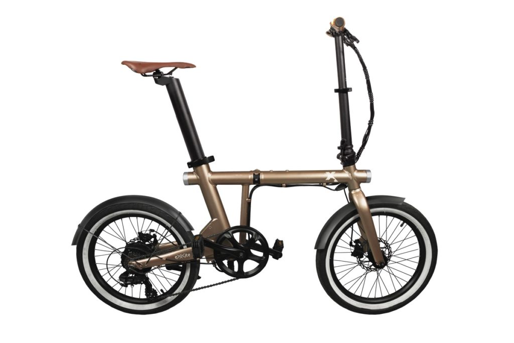 E-folding bike XS from Exxite in the colour Copper