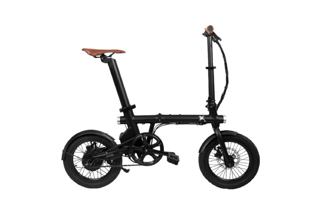 E-folding bike XXS from Exxite in the colour Black