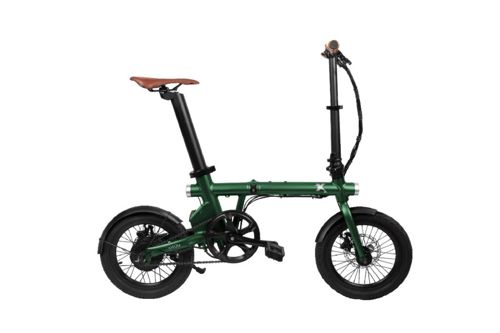 E-folding bike XXS from Exxite in the colour British Green