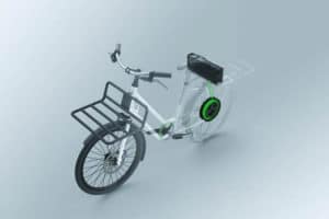 Concept study for an e-cargo bike with a rear-mounted eDrive In motor from Pendix