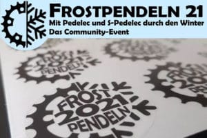 Sticker of the "Frostpendeln" campaign