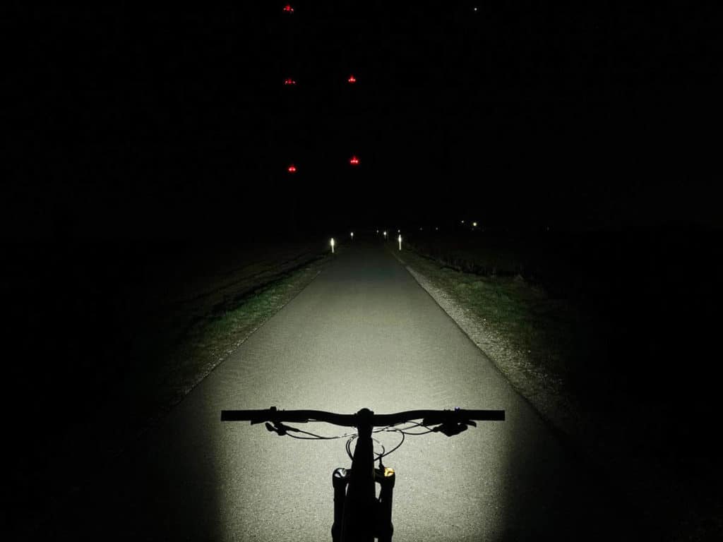 High beam on Lupine SL Nano headlight for ebikes