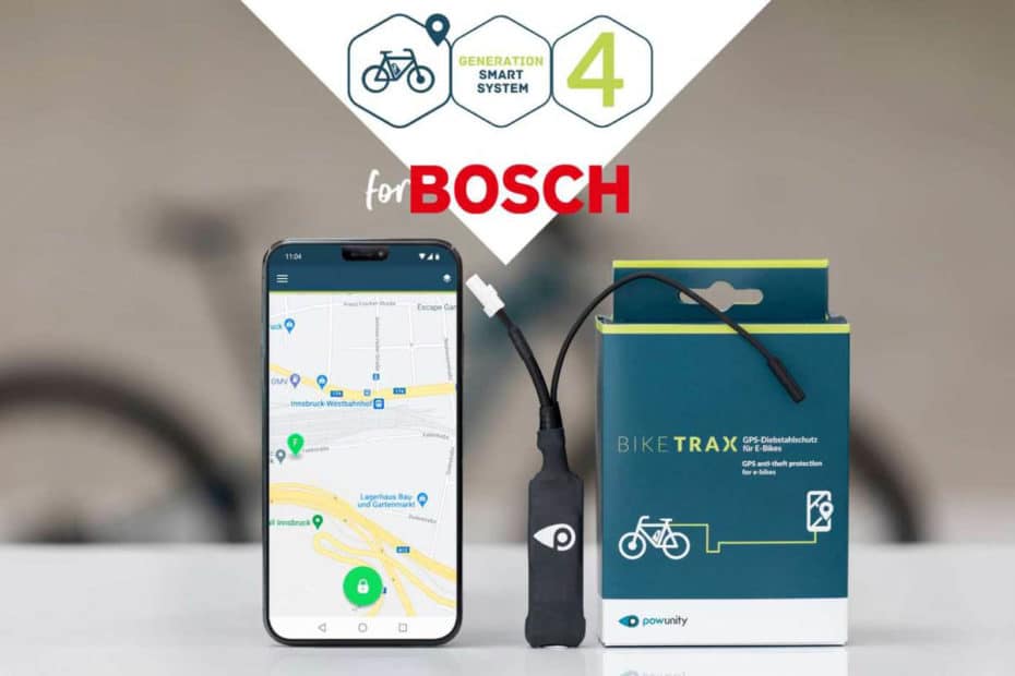 Biketrax by Powunity for ebikes with Bosch Smart System drive