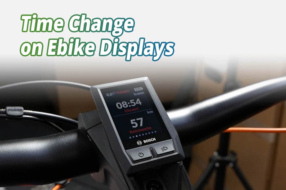 Setting The Time On Ebike Displays From Bosch Flyer And More