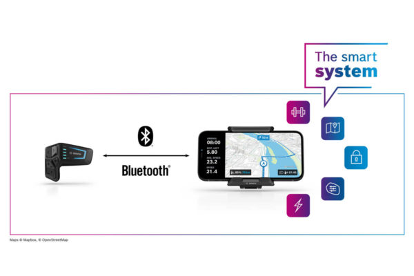 SmartphoneGrip smartphone mount from Bosch as part of the Smart System drive system