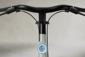 Headlights on the Vanmoof S5 and A5 ebikes