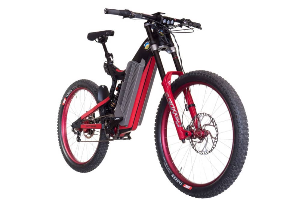 Optibike R22 Everest ebike from right angle