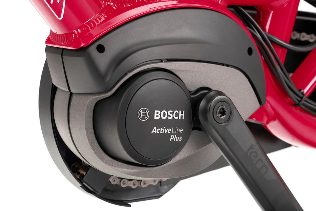 Bosch Active Line Plus motor on the Tern NBD P8i ebike