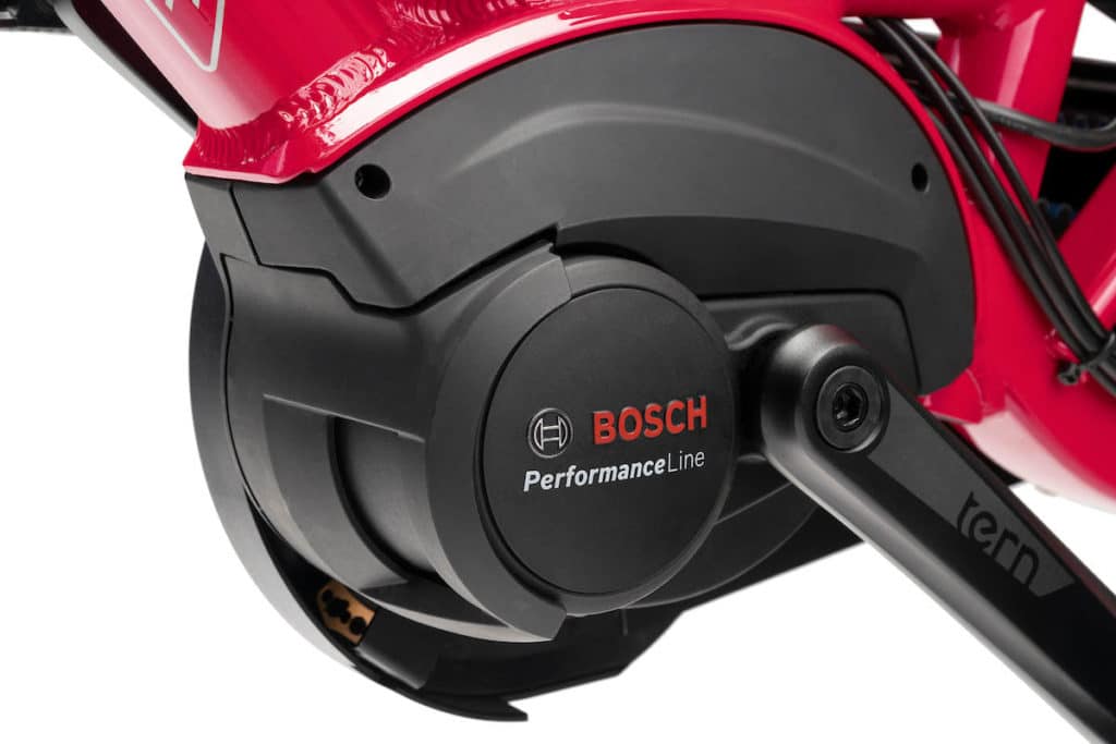 Bosch Performance Line motor on the Tern NBD S5i ebike