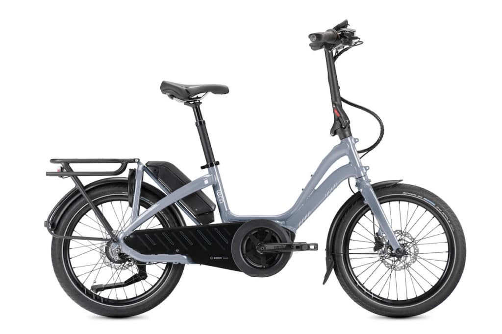 Tern NBD ebike in the colour silver blue