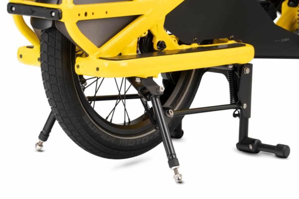 Additional stand and cargo boxes for the Tern GSD e cargo bike