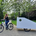 Martha e-bike camper - riding