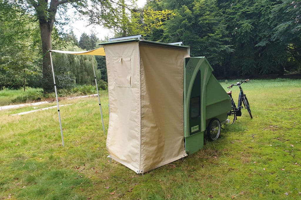 Scout ebike camper-trailer - closed