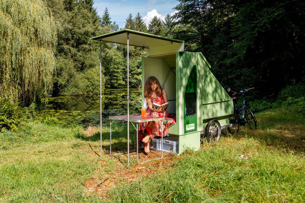 Scout ebike camper-trailer