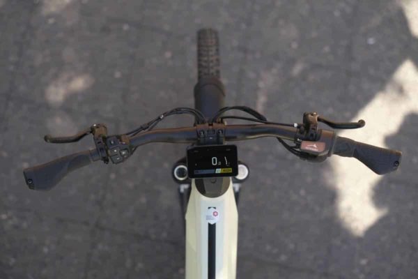 Cockpit of the Flyer Upstreet ebike for the 2023 season