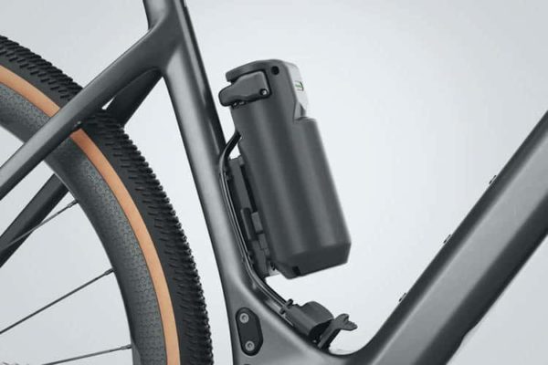 Optional additional battery pack on the Scott Solace eRide ebike