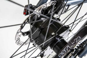 Mahle X20 rear hub motor on Desiknio X20 Pinion ebike