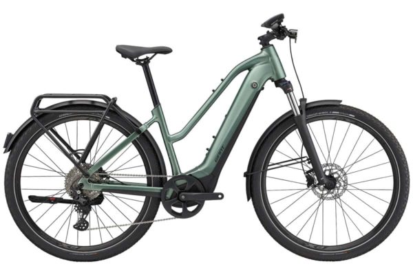 Giant Explore E+ ebike for the 2023 season in the colour Misty Forest