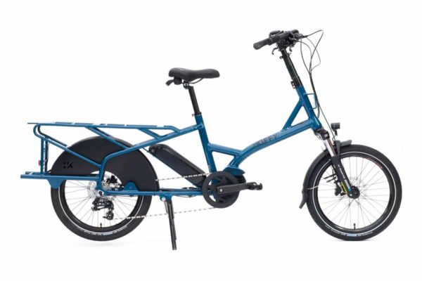 Kiffy Capsule MT Smart e-cargo bike for the 2023 season in the colour Mineral Blue