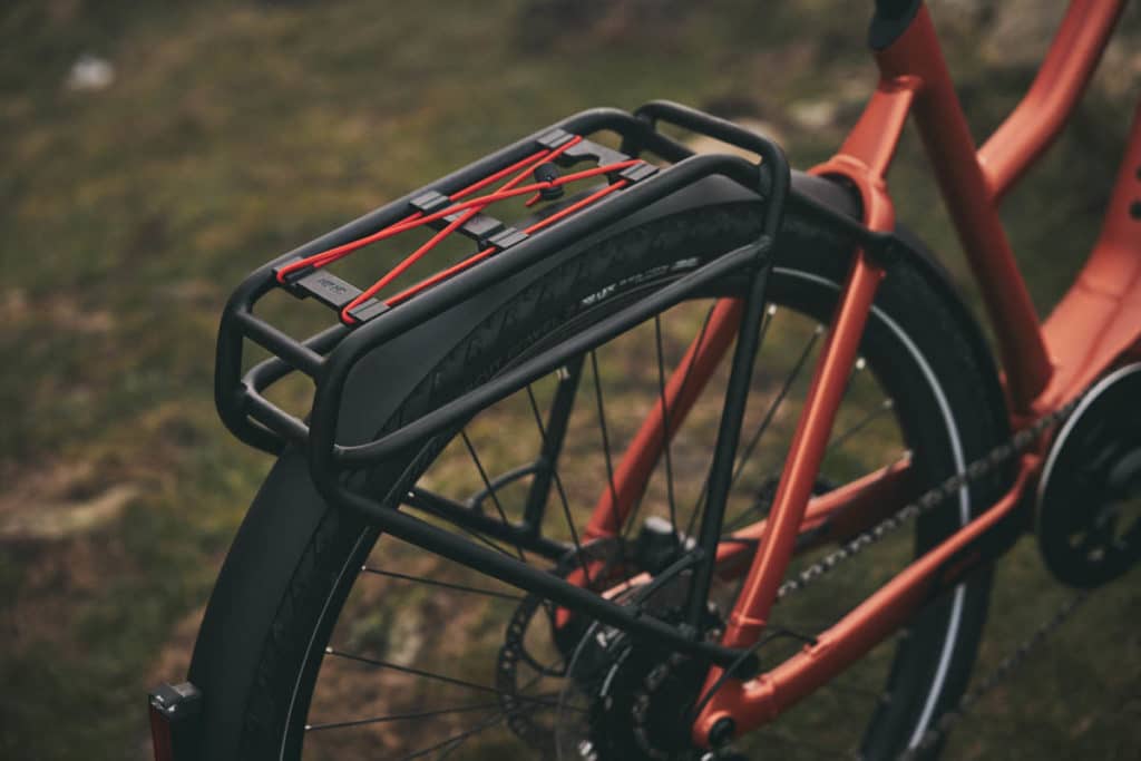 Rear rack on the Liv Amiti E+ ebike for the 2023 season