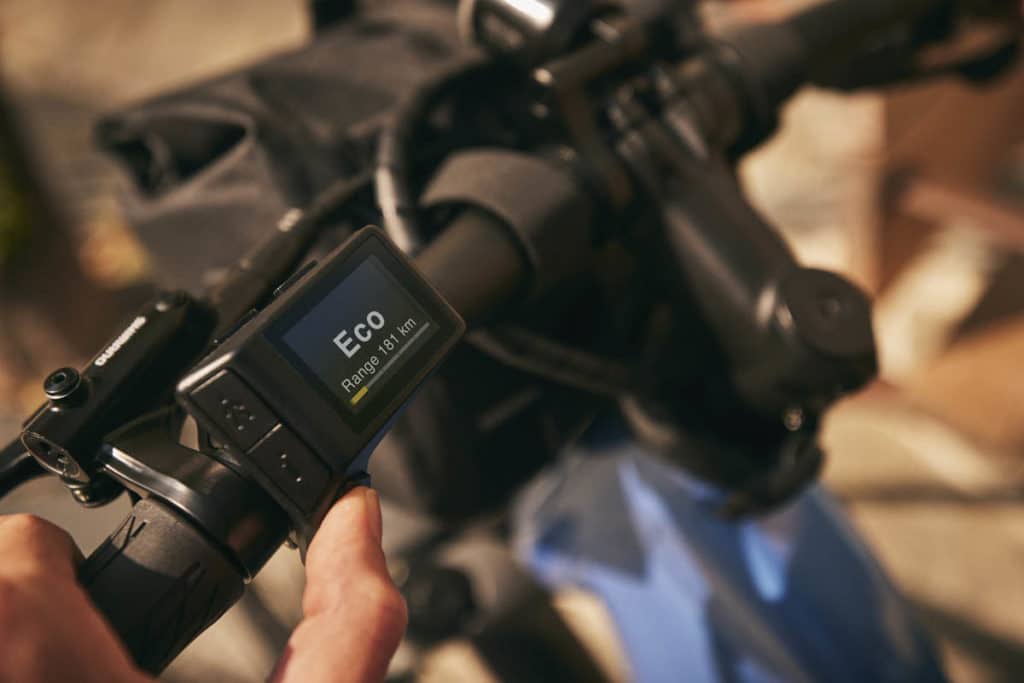 RideControl Dash 2in1 control unit on the Liv Amiti E+ ebike for the 2023 season