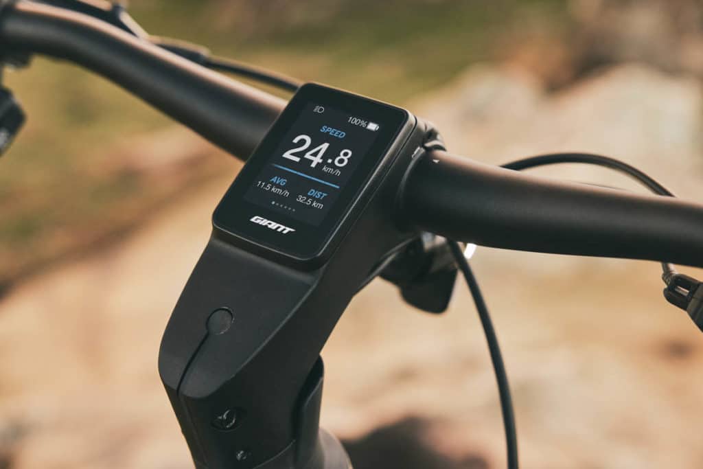 RideDash EVO display on the Liv Amiti E+ ebike for the 2023 season