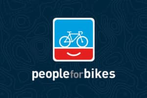 Logo of the cycling umbrella organisation PeopleForBikes in the USA